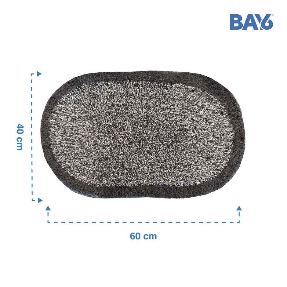 BAY6 Bae Oval Cotton Doormat Set | 40 x 60 cm - Brown