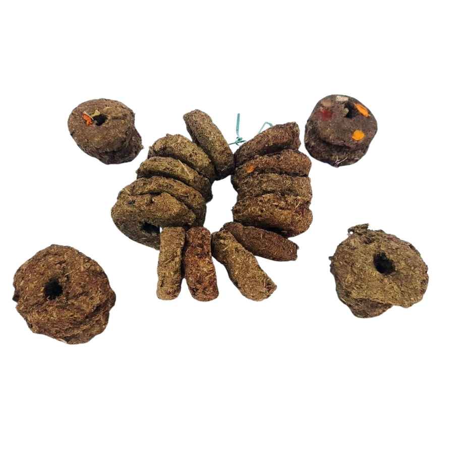 Cow Dung Badkulla Mala for Holi/Gobar Badkulle/Badkulaya Holi