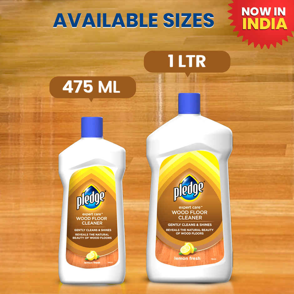 Pledge Wood Floor Cleaner(475ml) & Mr Muscle Floor Cleaner Lavender(2l) Combo