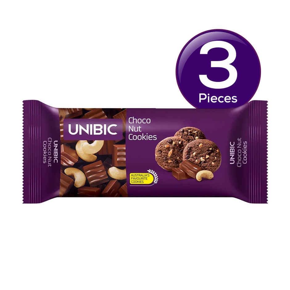 UNIBIC Choco Nut Flavoured Biscuits | Artificial Colour-Free And Preservative-Free Combo