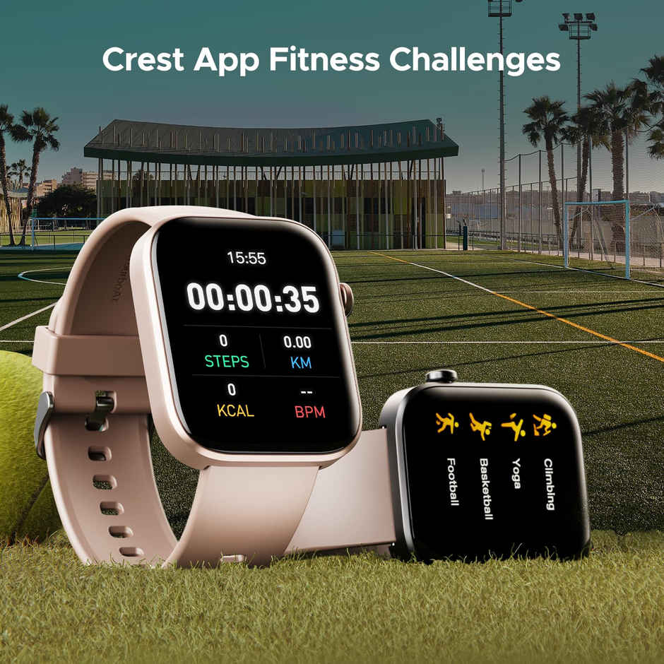 boAt Storm Call 3 Smartwatch | 1.83" Display | Women's Edition | BT Calling - Cherry Blossom