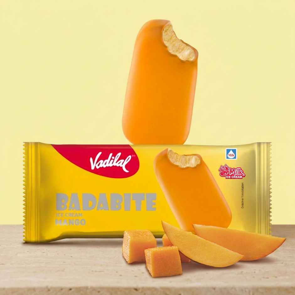 Vadilal Mango Badabite Ice Cream Stick
