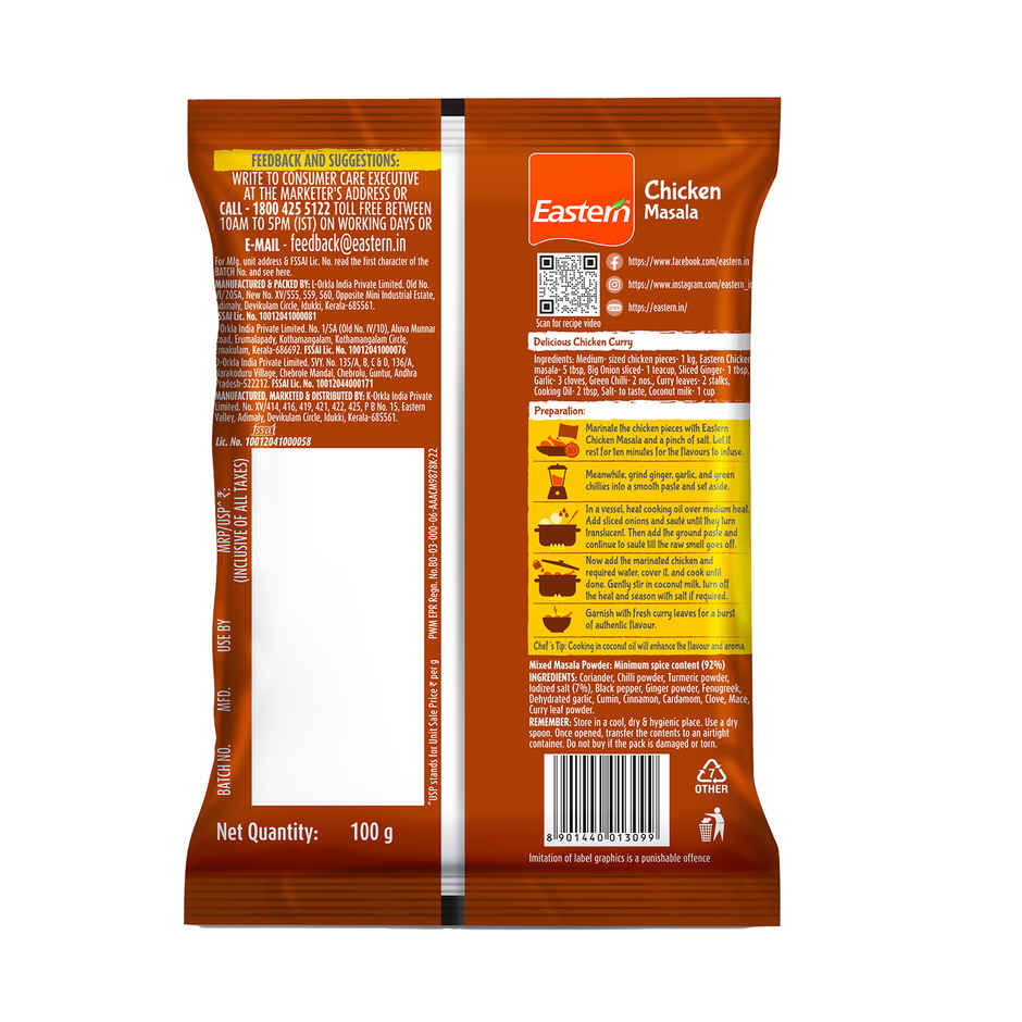 Eastern Chicken Masala