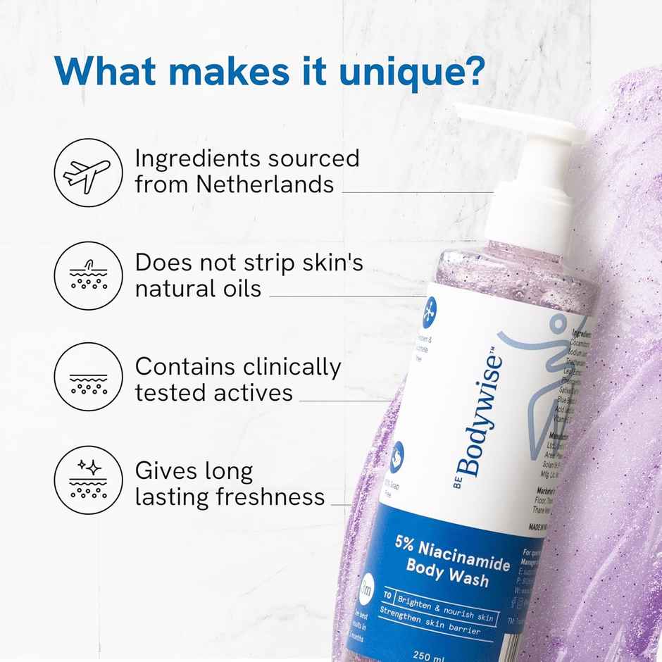Be Bodywise 5% Niacinamide Body Wash