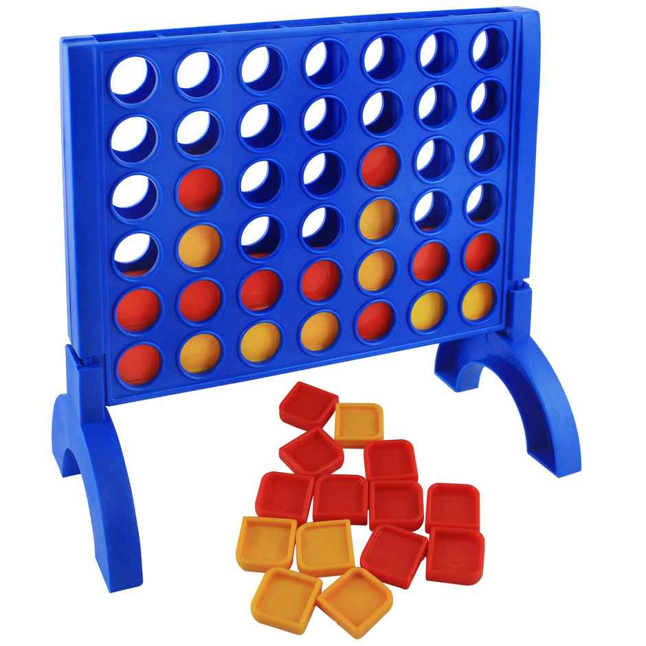 Ekta Plot-4 Family Board Game, Strategy Board Games For All Ages, Game For 2 Players