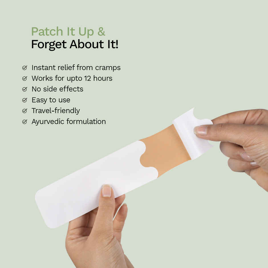 Pee Safe Herbal Pain Relief Patch | Instant Relief from Cramps & Muscular Pain