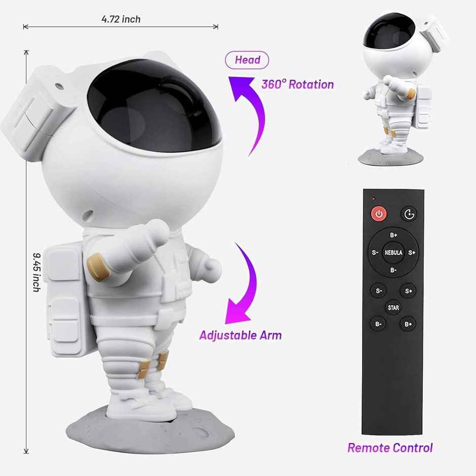 Storio Astronaut Projector Lamp | Space Night Light for Kids Room
