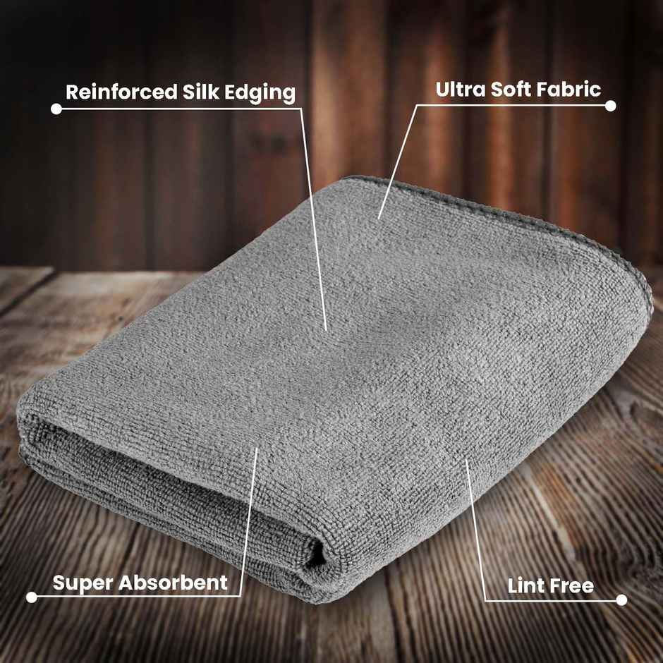 Autofy Microfiber Car Cleaning Cloth | 250 GSM | 40 cm x 40 cm | Assorted