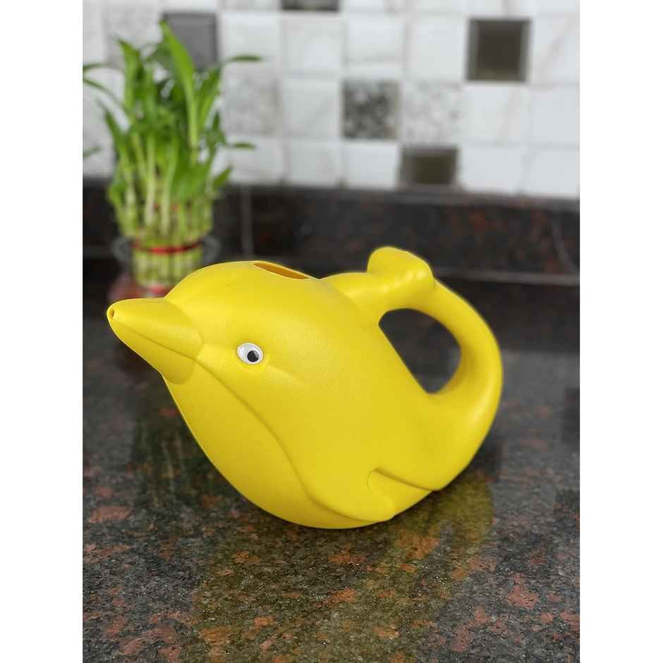 Go Hooked Plastic Dolphin Shape Kids Watering Can For House Plants and Garden