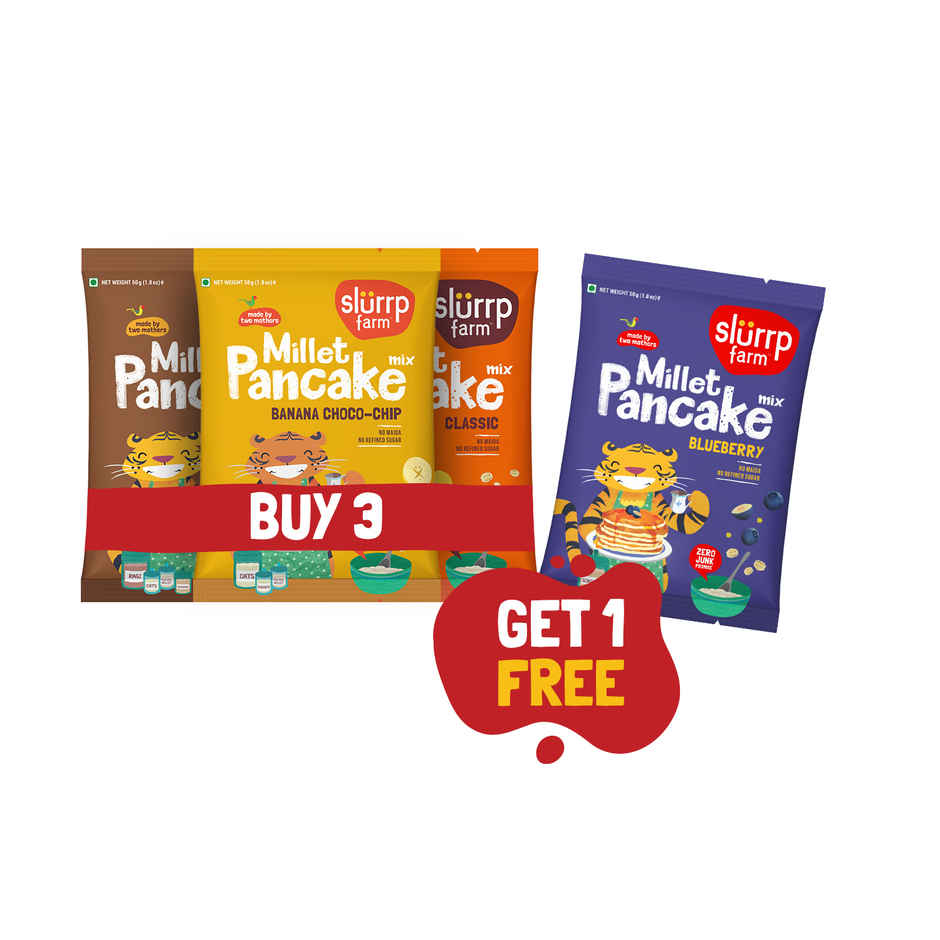 Mille Slurrp Farm Trial Pack Pancake Mix Combo