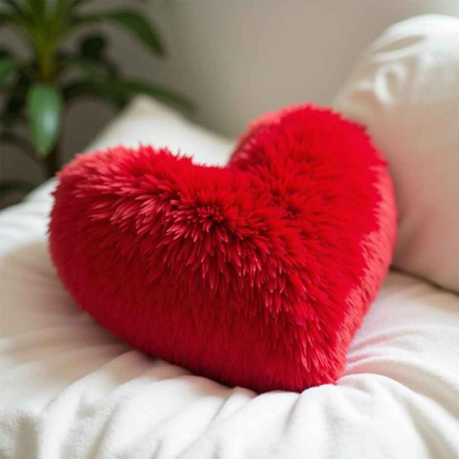 Perpetual Heart Shaped Love Cushion Pillow