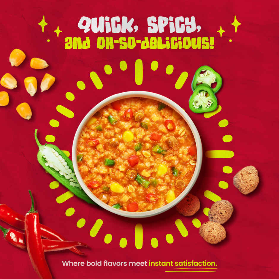 Saffola Cuppa Oats - Spicy Mexicana | No Maida | No Added Preservatives