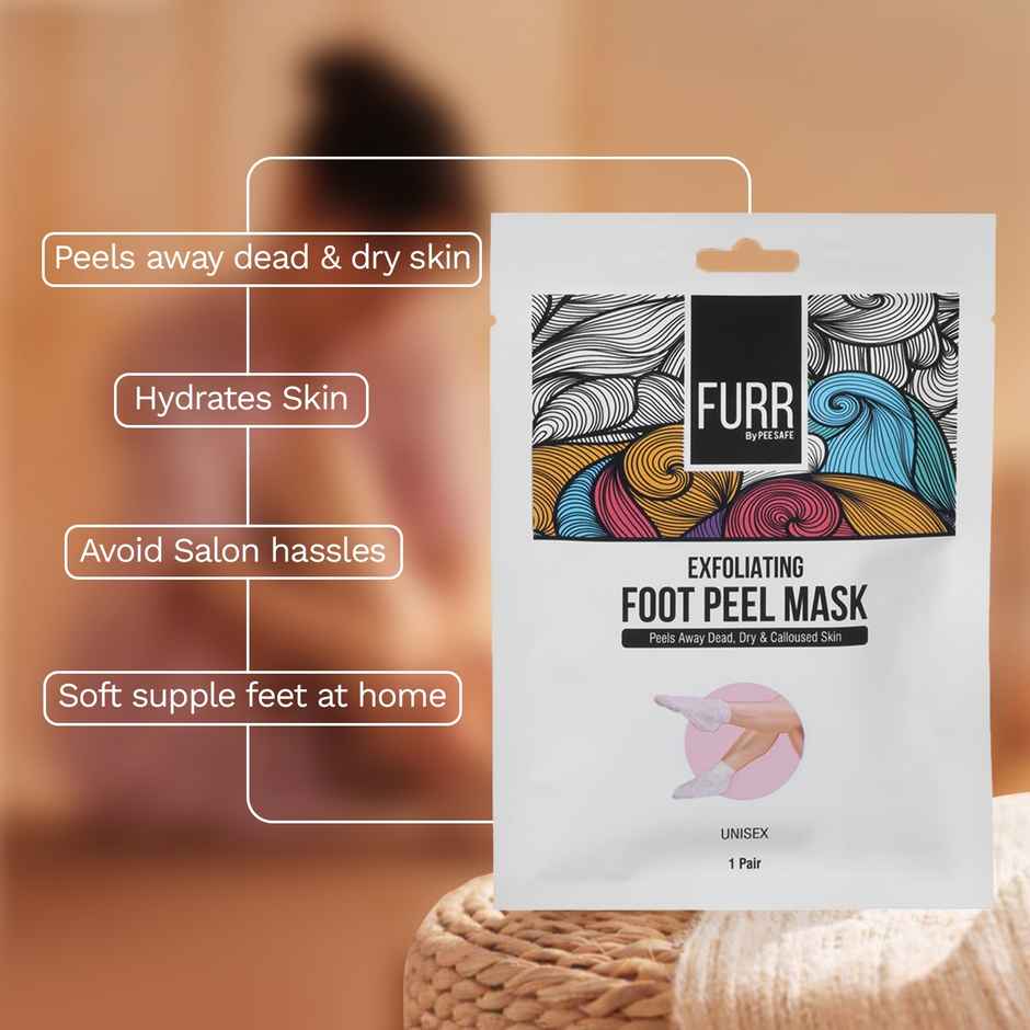 FURR By Pee Safe Peeling & Exfoliating Foot Mask