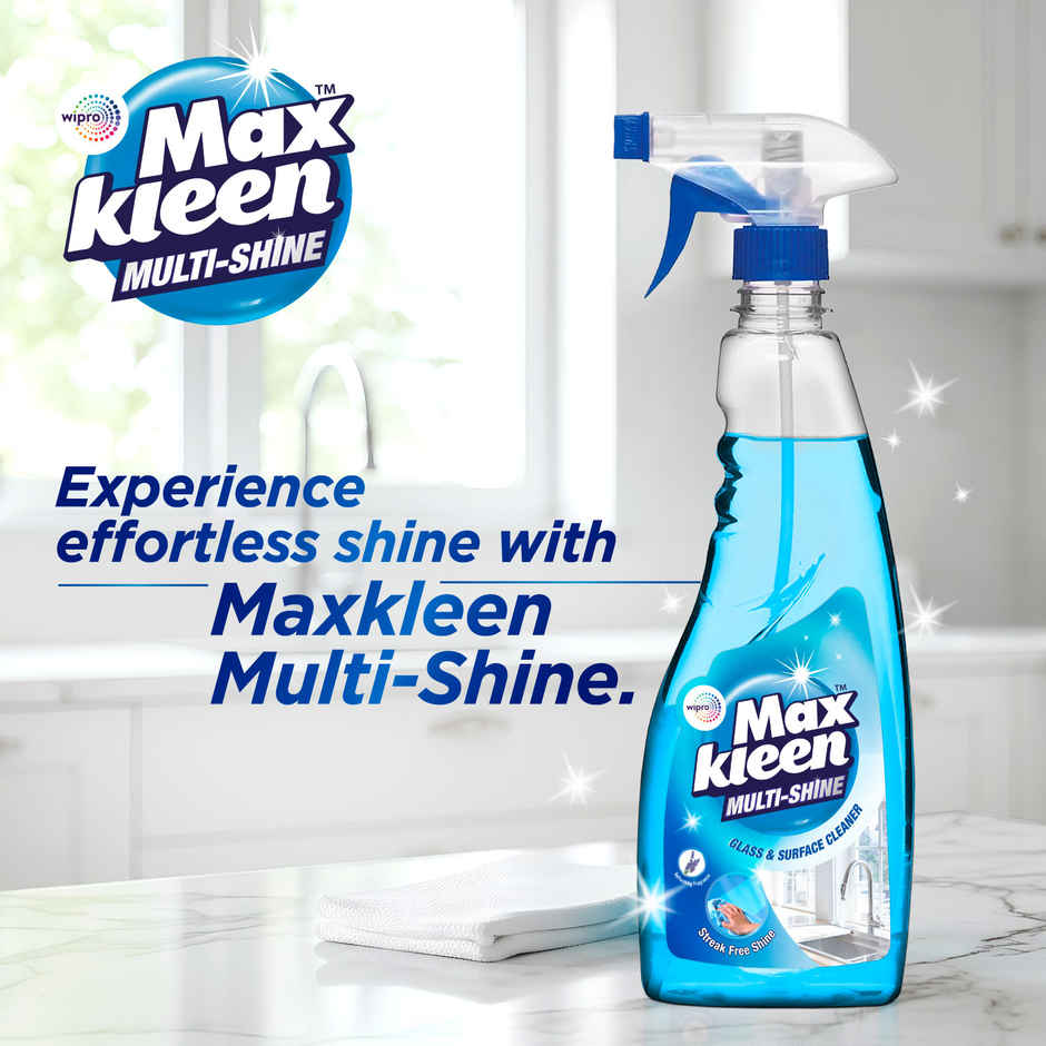 Maxkleen Multi Shine Glass and Surface Cleaner Liquid Spray Combo