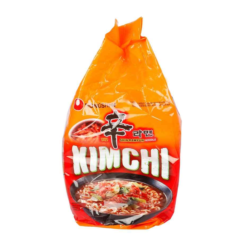 Orion K Snack Rings Kimchi Flavour(70gms) & Korean Nongshim Shin Kimchi (5 In 1)(600gms) Combo