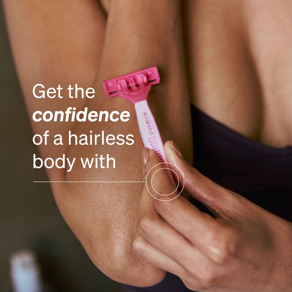 Namyaa Disposable Body Razor | Gentle Precision for Smooth, Flawless Facial Hair Removal