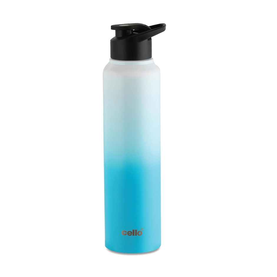 Aqua Pro Max Stainless Steel Water Bottle | White Blue | CELLO