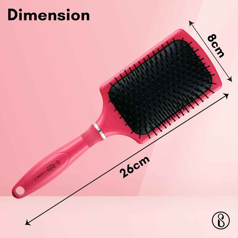 Beaute Secrets Large Paddle Hair Brush Detangles Reduces Frizz Adds Shine for All Hair Types