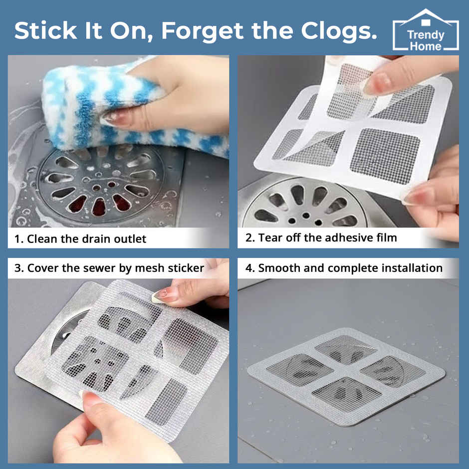 Senego Disposable Cover Mesh Stickers for Kitchen, Bathroom & Sink