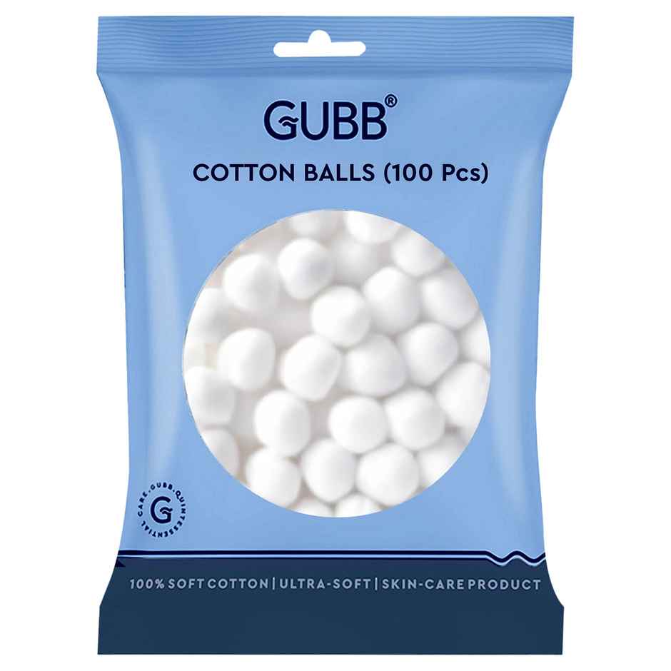 GUBB USA White Cotton Balls | Personal Care