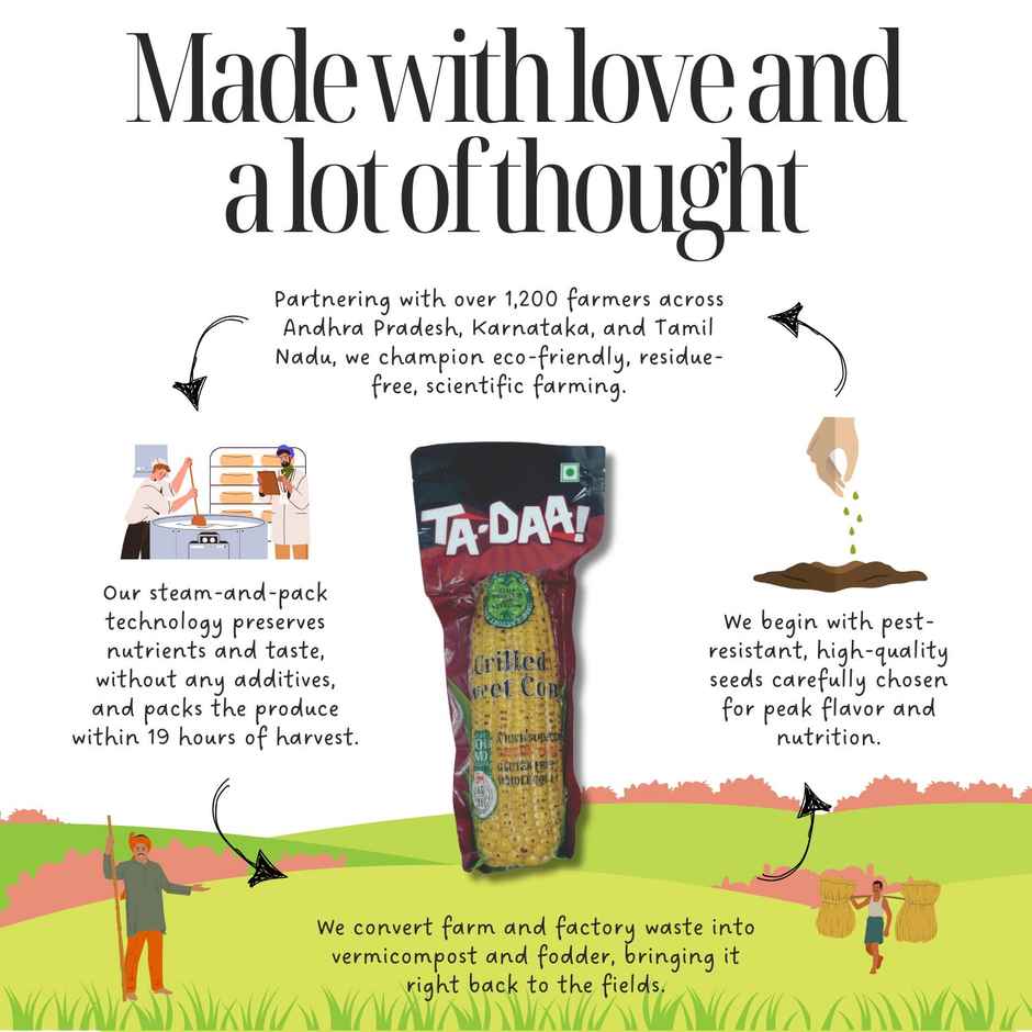 Tadaa Grilled Sweet Corn Cob