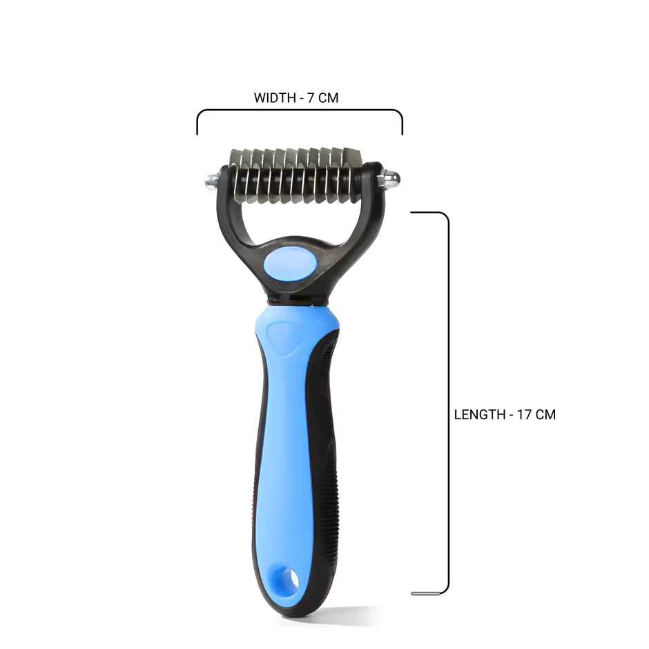 Pets Empire Dematting Brush Removes Mats & Tangles, Grooming Tool For Pets | Large