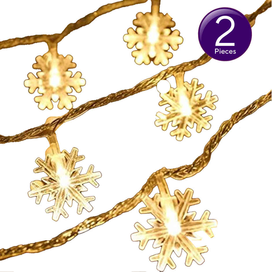 Quace Mini Snowflake String Light Combo 