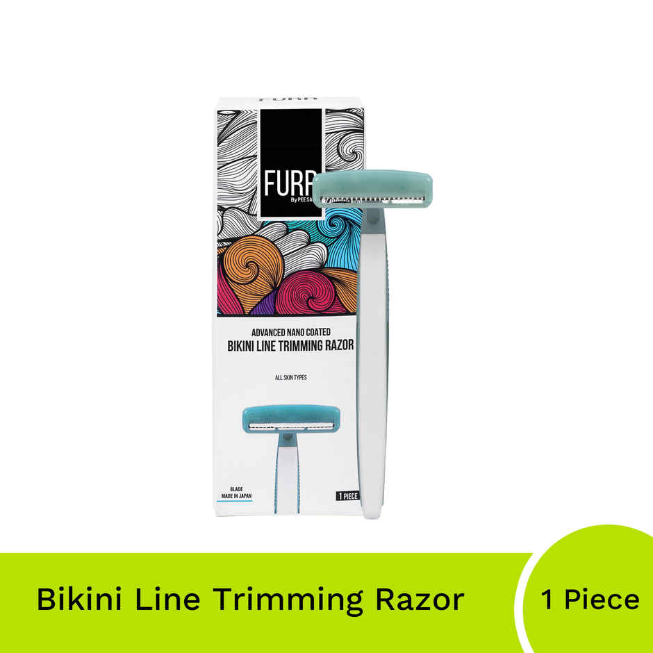 FURR By Pee Safe Bikini Line Trimming Razor | Safe & Precise Shaving for Sensitive Skin