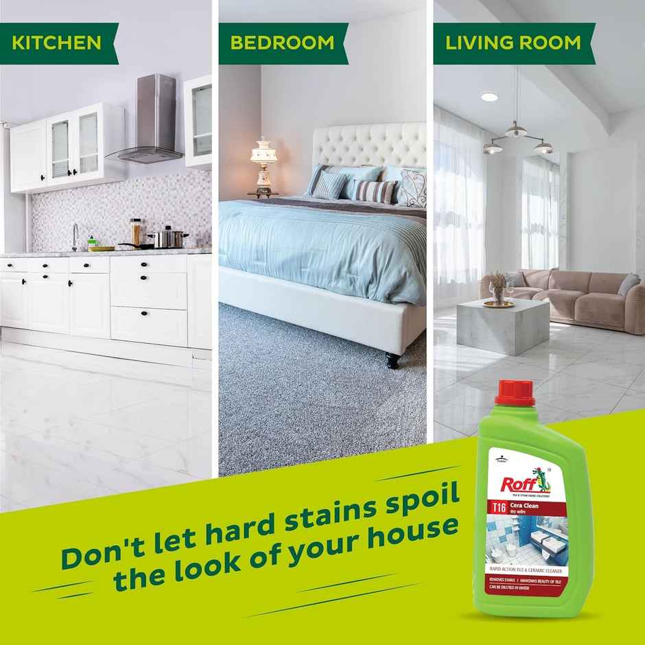 Roff Cera Clean | All Purpose Tile | Floor & Wall Cleaner | Stain Remover