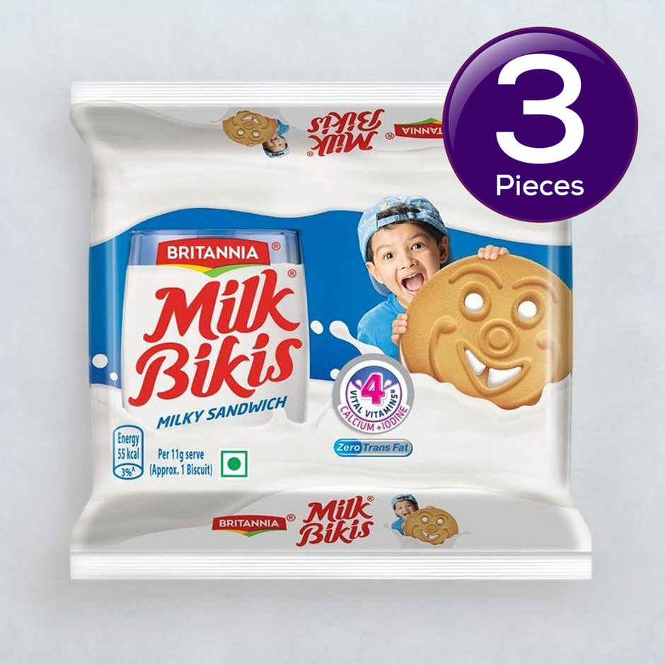 Britannia Milk Bikis Glucose Biscuits | Combo