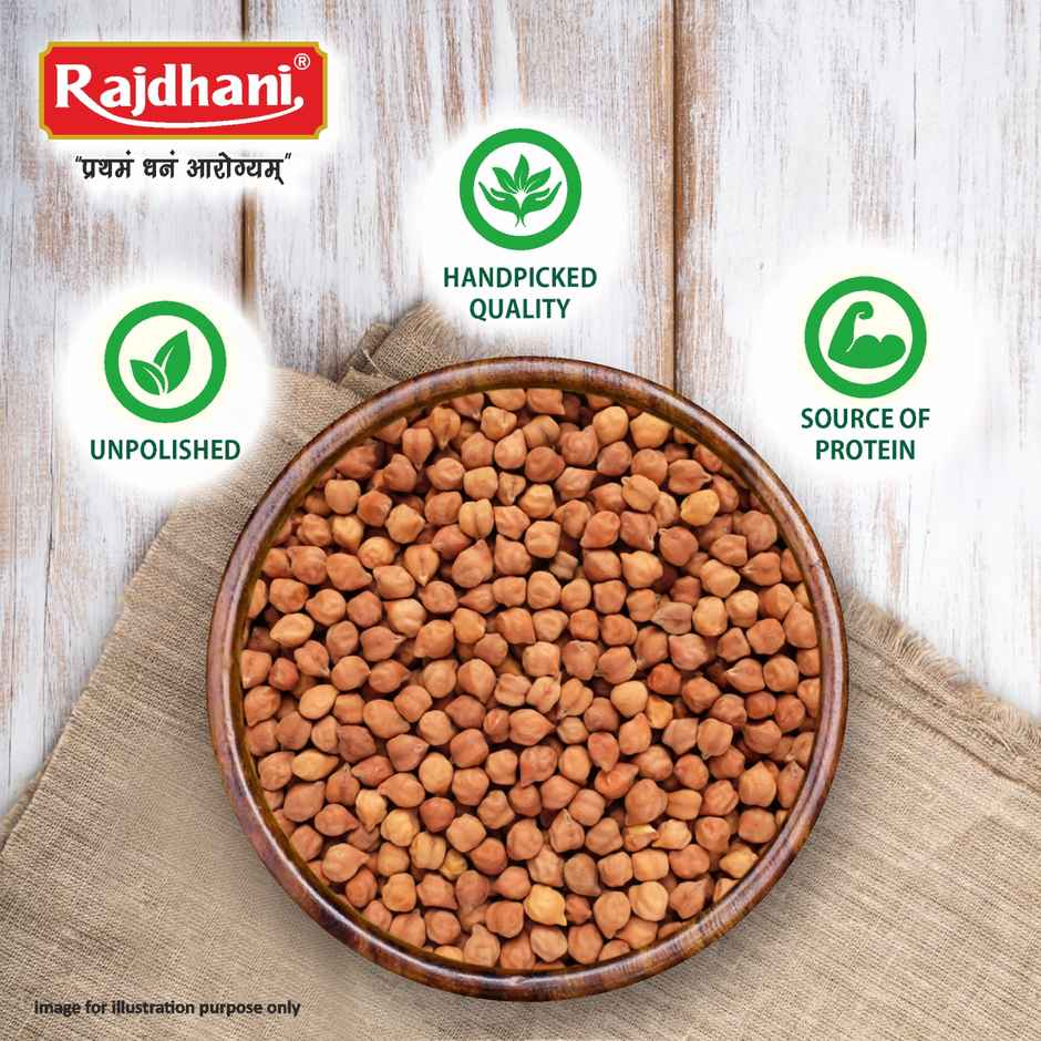 Rajdhani Unpolished Kala Chana