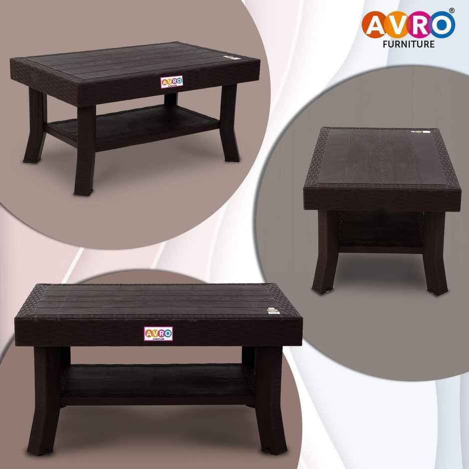 Avro Furniture Viva Plastic Centre Table | Brown