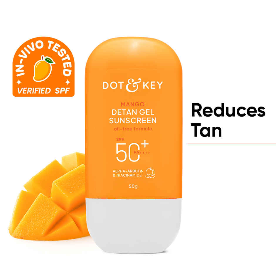 Dot & Key Mango DETAN Gel Sunscreen SPF 50+ PA+++
