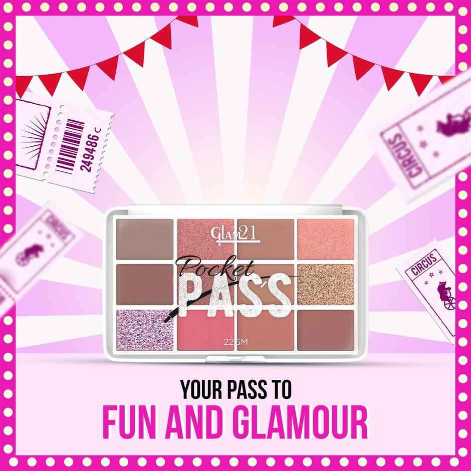 Glam21 Pocket Pass All-In-One Makeup Palette Premium Pass