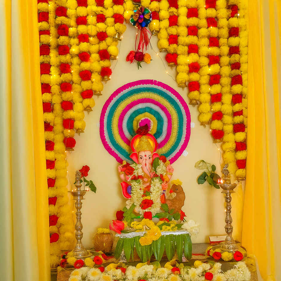 Decorative Toran with Bells | Wall Hanging Latkan Multicolour | Party Propz