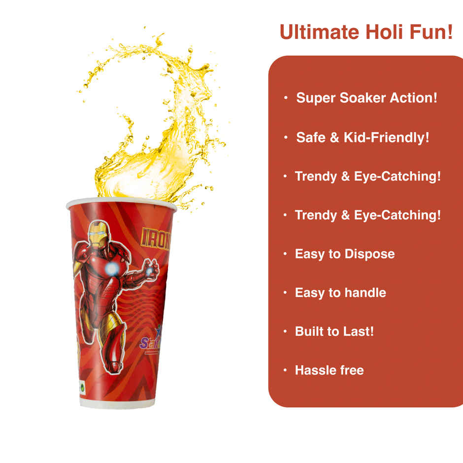 Iron Man Holi Magic Glass | Star
