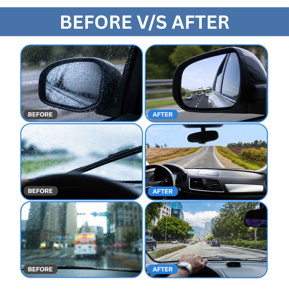 SE7EN Automotive Glass Cleaner - Oil Film & Water Stain Remover for Car Windshield & Windows