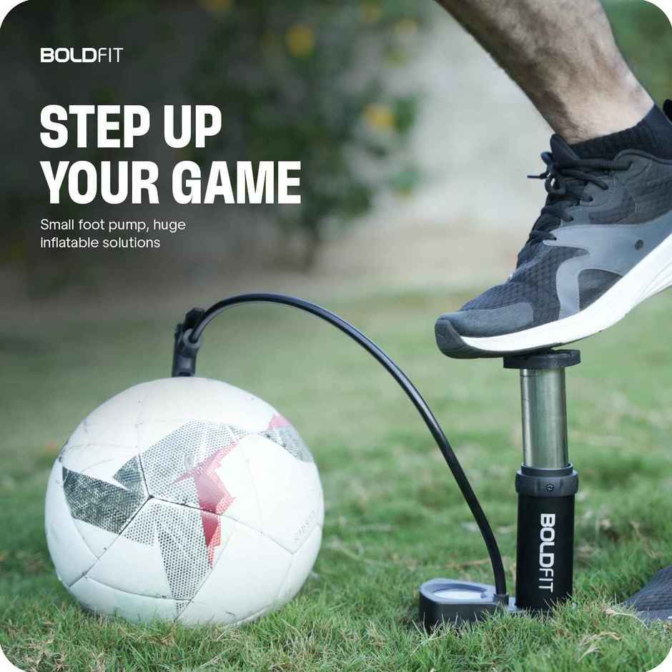 Boldfit Cycle Pump For Bicycle And Bike Foot Balloon Pump Machine With Pressure Guage
