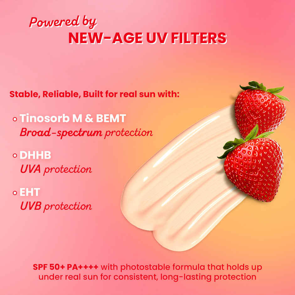 Dot & Key Strawberry Dew Tinted Sunscreen | In-Vivo Tested SPF 50+ PA++++ | 00 Peony