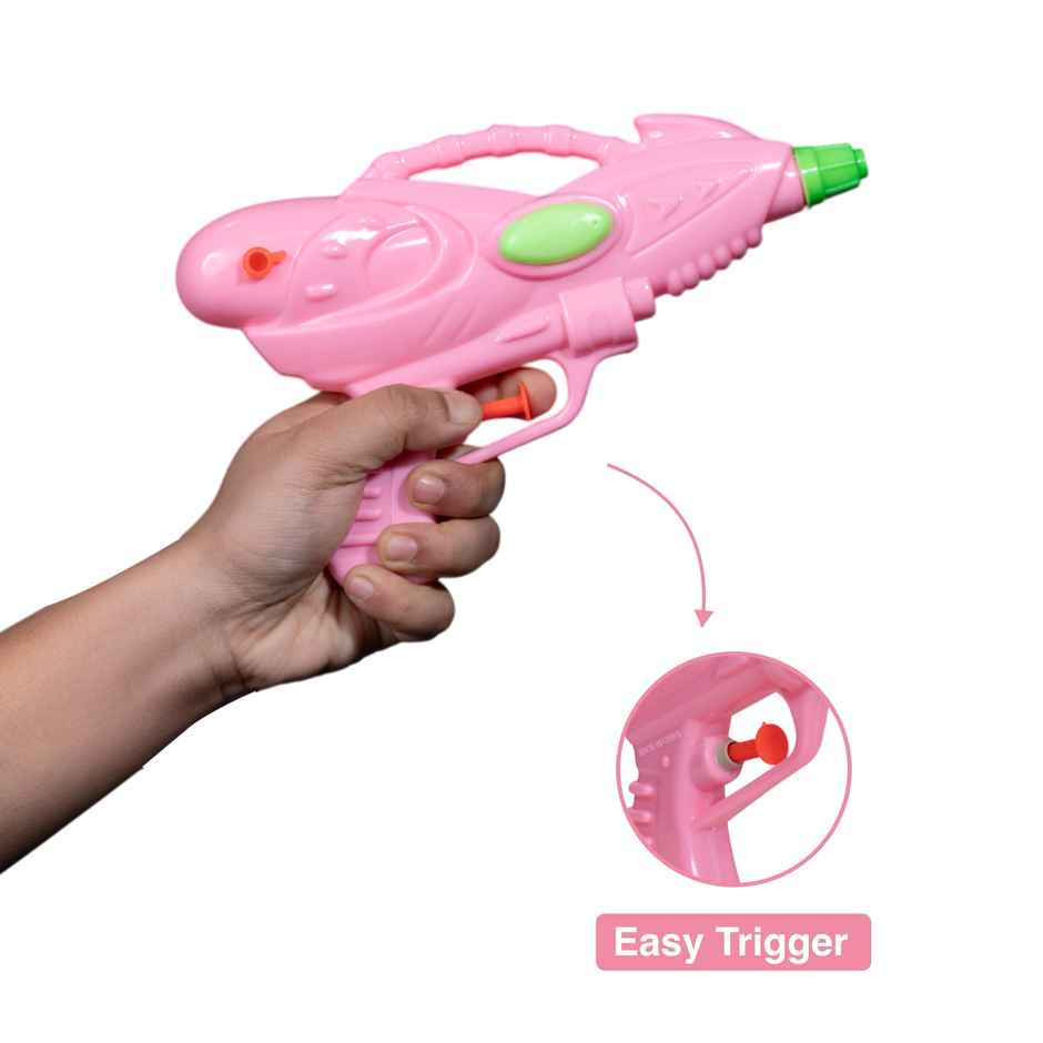 Small Holi Water Pichkari | Assorted | Easy Gripping | Tomuncle (Color and Print May Vary)