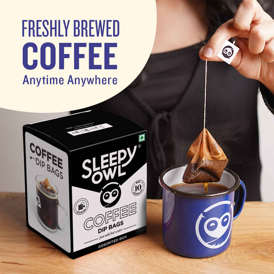 Sleepy Owl Assorted Hot Brew Coffee Bags
