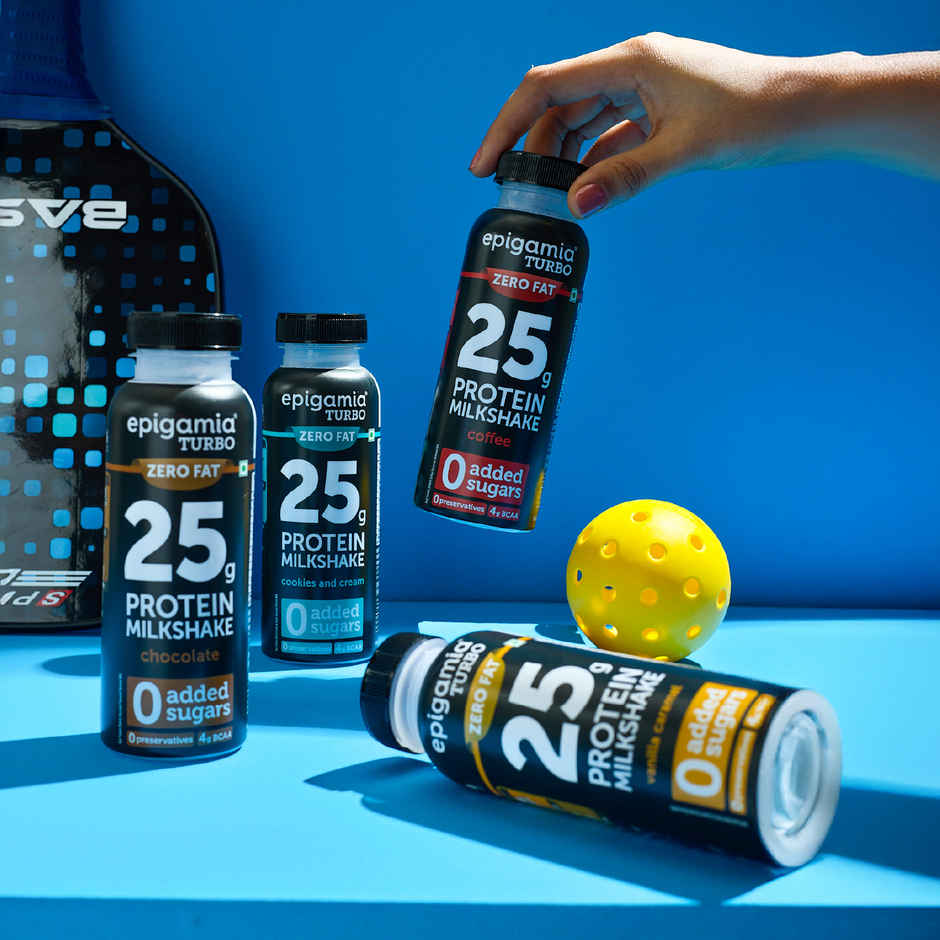 Epigamia Turbo Cookies and Cream Protein Milkshake