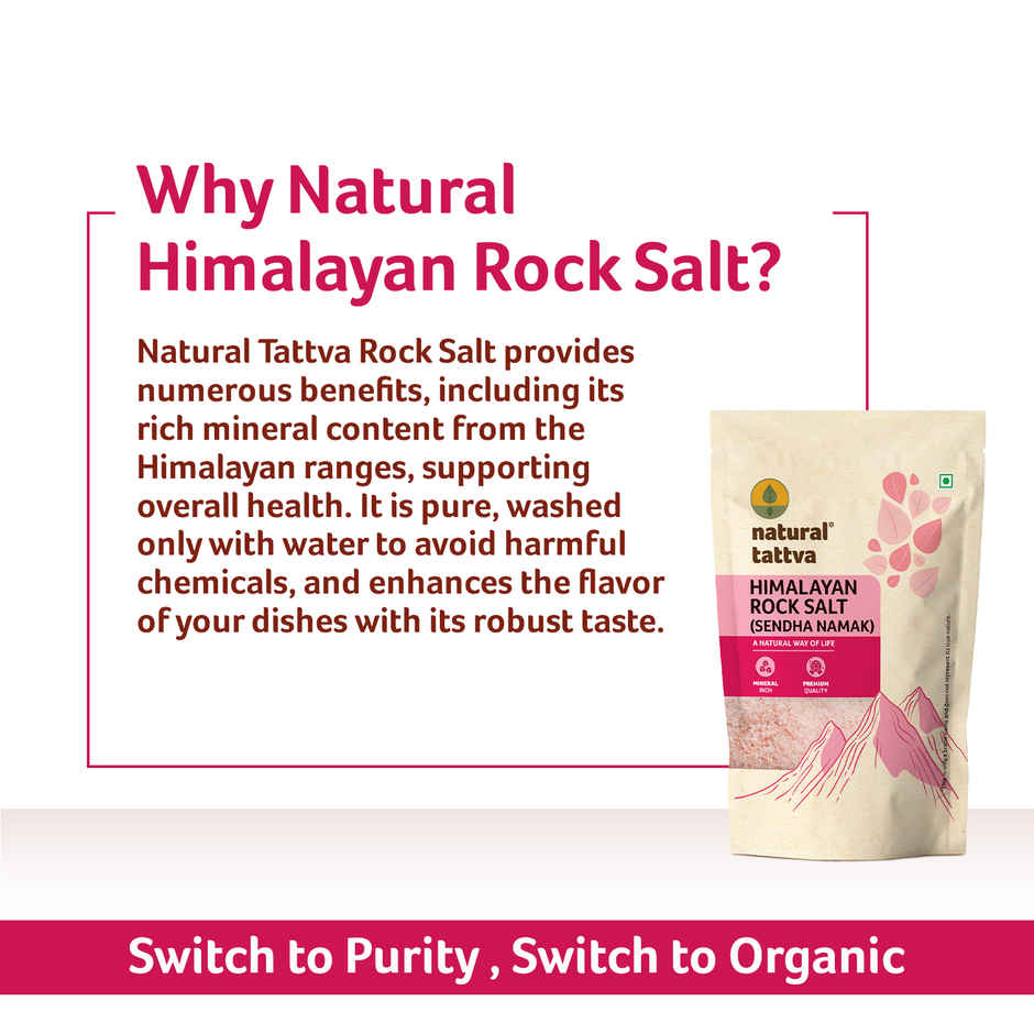 Natural Tattva Himalayan Rock Salt (Sendha Namak)