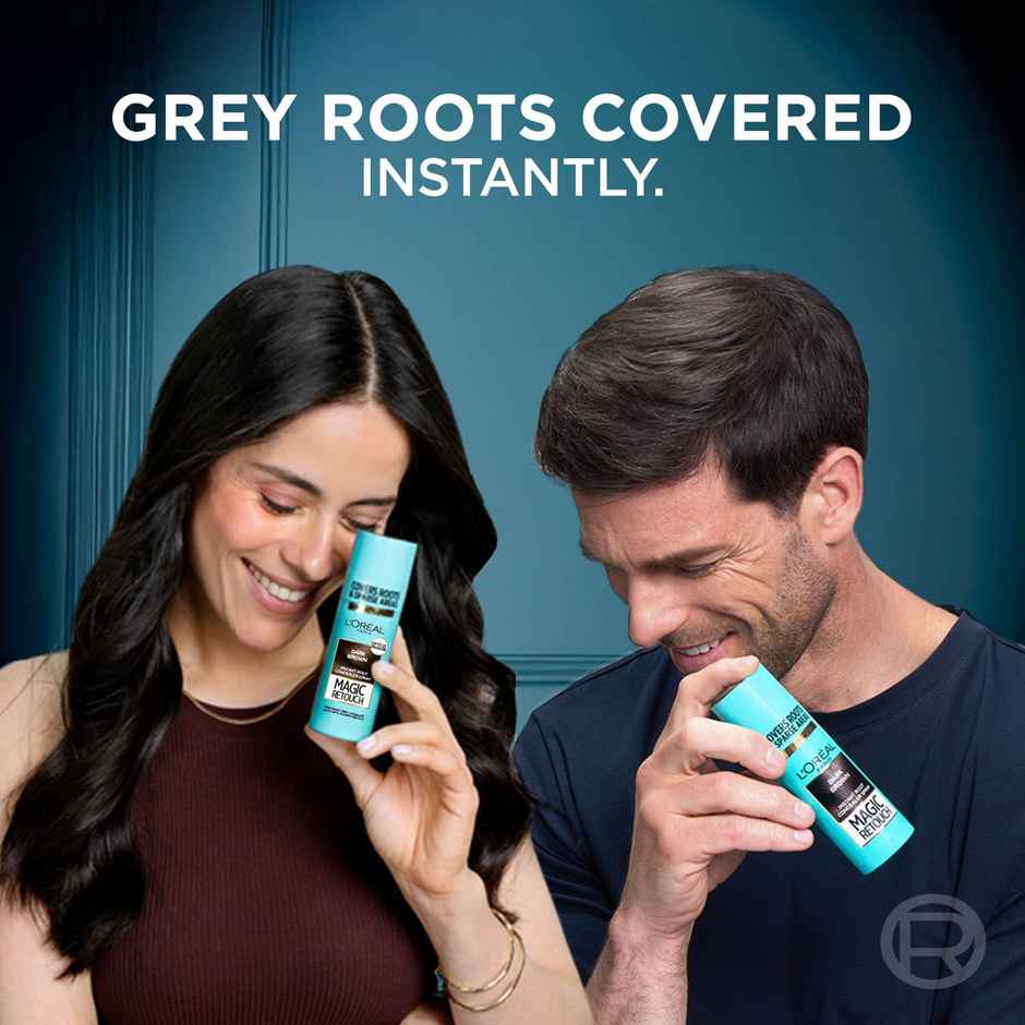 L'Oreal Paris Magic Retouch Root Touch Up Hair Colour Spray, 2 Dark Brown