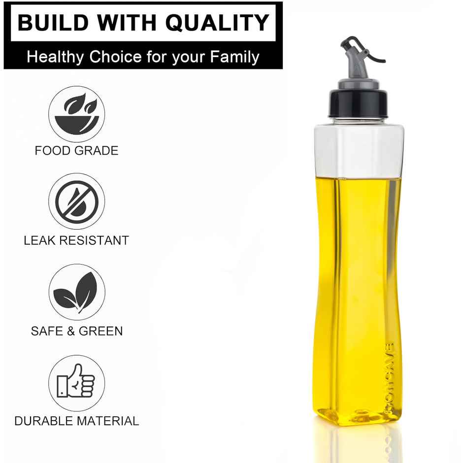 2Mech Plastic Concave Cooking Oil Dispenser | 800 ml | Set of 2
