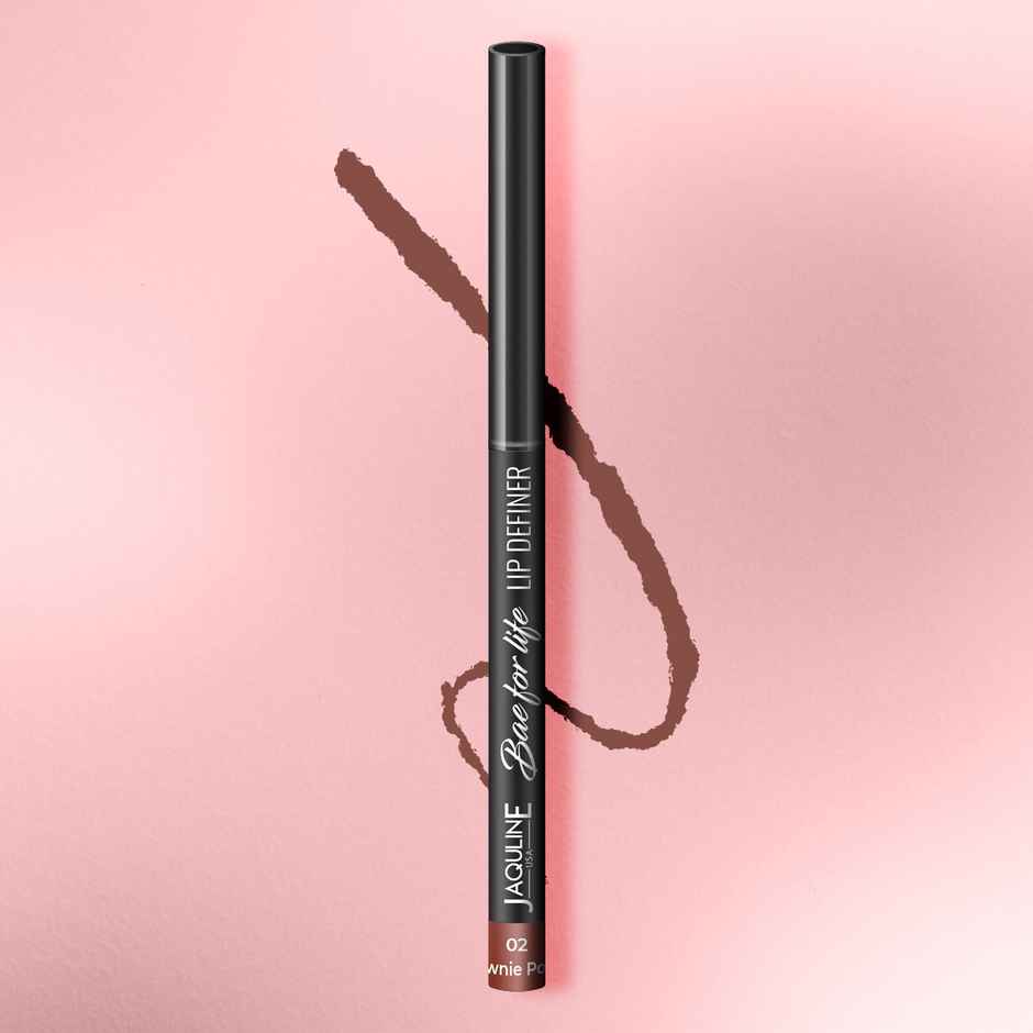 Jaquline USA Bae For Life Lip Definer | Brownie Points 02
