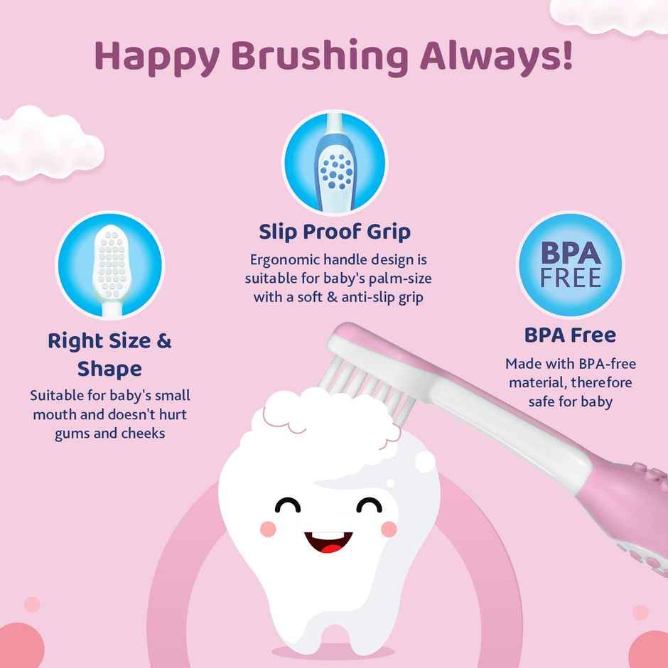 Chicco Toothbrush Pink 6M-36M