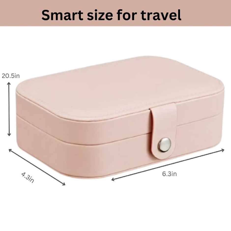 Perpetual Fashion Jewellery Organisers Box PU Leather Storage Case