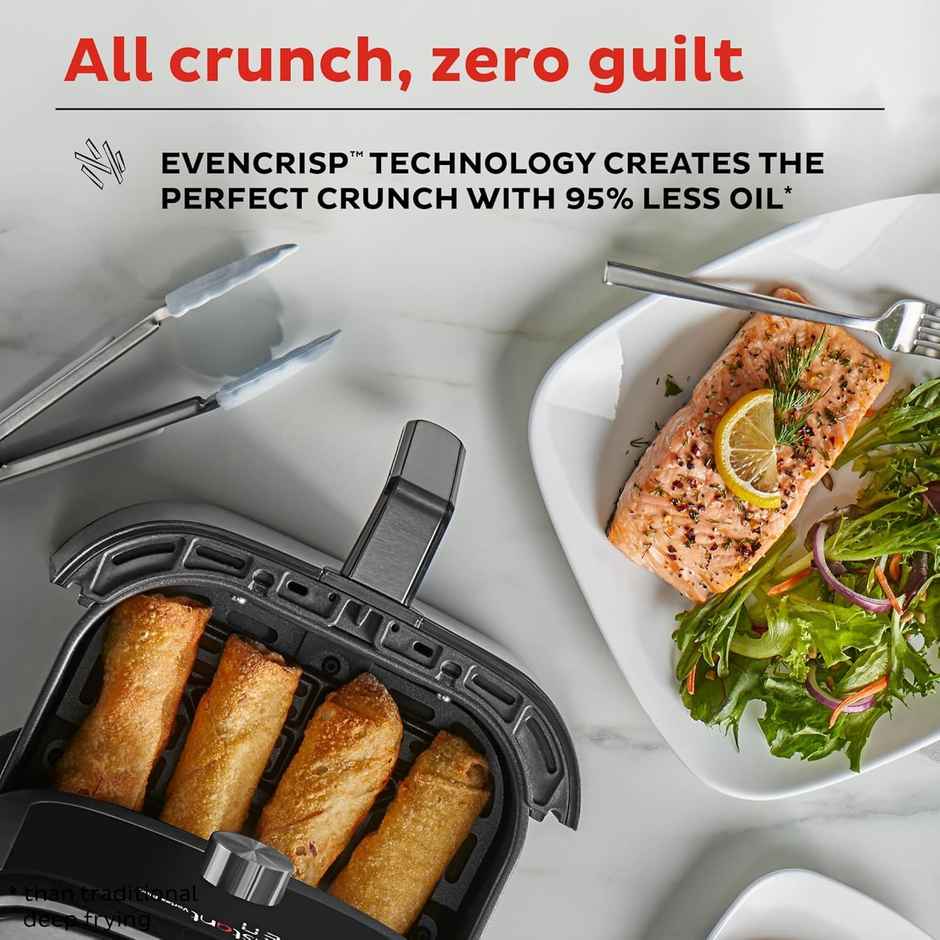 Instant Pot Air Fryer, Vortex 6 Litre,360 Degree Evencrisp Technology, Uses 95 % Less Oil 1500W