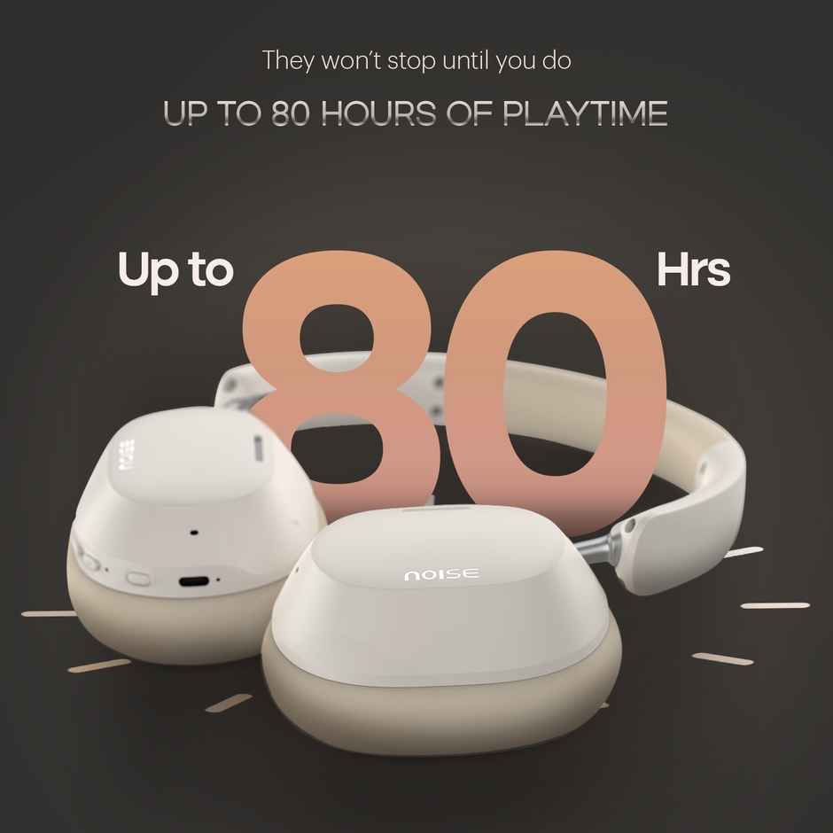 Noise Airwave Max 5 Overhead Wireless Headphone - Calm Beige